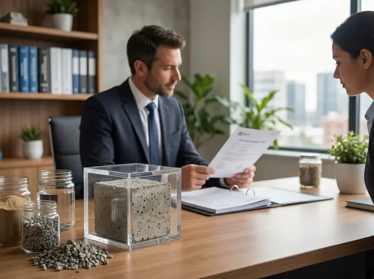 Сертификат на бетонную смесь